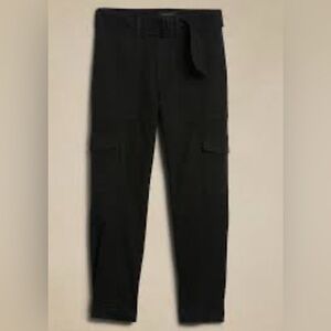 BANANA REPUBLIC SLIM REFINED STRETCH CARGO PANT Black Cargo Pants